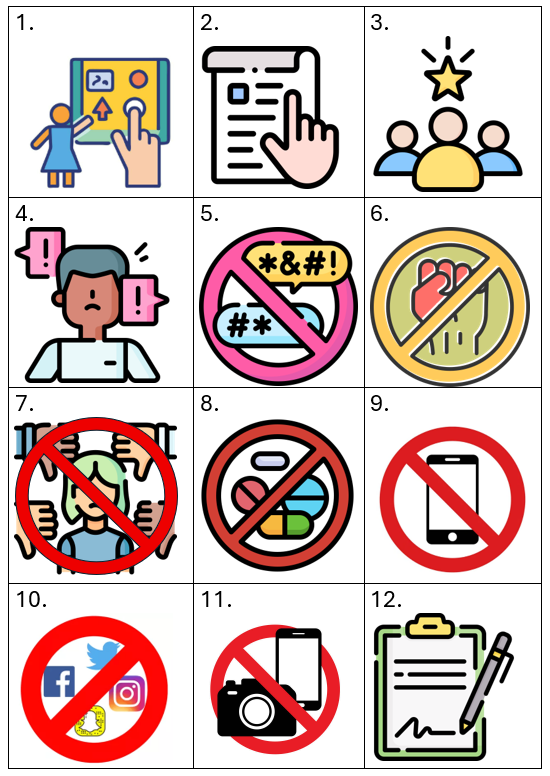 Pictorial Code of Conduct
